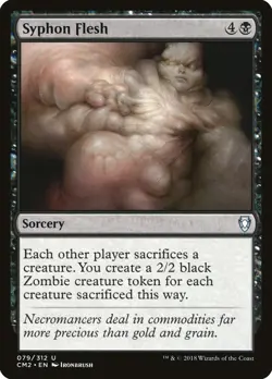 Syphon Flesh Commander Anthology Volume II NM Black Uncommon MTG CARD ABUGames - Image 1