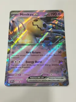 Pokemon TCG Mimikyu EX SVP004 Black Star Promo Card NM/M - Image 1