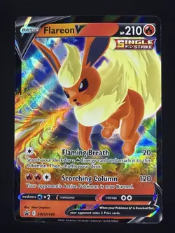 Flareon V SWSH149 SWSH: Sword & Shield Promo Cards Holo LP / DMGU - Image 1