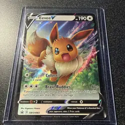 Eevee V SWSH065 SWSH: Sword & Shield Promo Cards Holo - Image 1