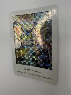 Holo Foil Dragon Ball Z Hero Collection Card Power 999999 Gokou & Gohan 149 RARE - Image 3