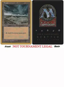 Plains (Tempest D - Brian Hacker - 1998) World Championship NM CARD ABUGames - Image 1