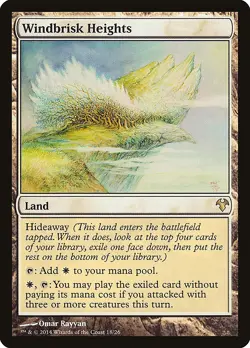 Windbrisk Heights Modern Event Deck 2014 PLD Land Rare MAGIC MTG CARD ABUGames - Image 1