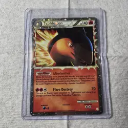 Typhlosion Prime 110/123 HeartGold SoulSilver Ultra Rare Pokemon Card Near Mint - Image 1