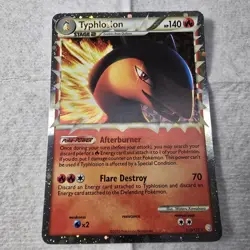 Typhlosion Prime 110/123 HeartGold SoulSilver Ultra Rare Pokemon Card Near Mint - Image 2