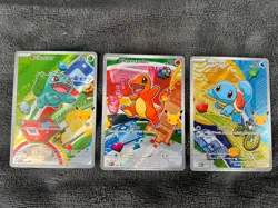 Pokemon TCG First Partner Illustration Collection Series 1 Kanto FULL GEN 1 Set - Image 1