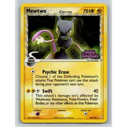Mewtwo 24/110 Reverse Holo STAMPED EX Holon Phantoms Delta Species Pokemon - Image 1