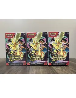 Pokemon TCG Ascended Heroes Booster Bundle - Brand New & Sealed x3 - Image 1
