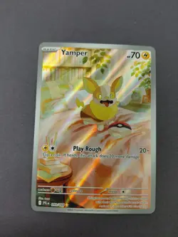 Pokemon Yamper 099/094 Illustration Rare Holo Me02 Phantasmal Flames TCG Card - Image 1