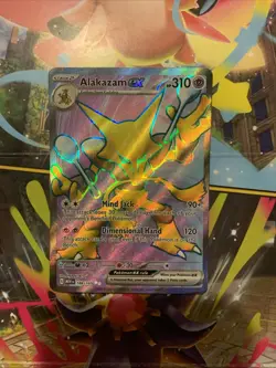 Pokemon Alakazam ex 188/165 Ultra Rare Full Art Holo Scarlet & Violet 151 - Image 1