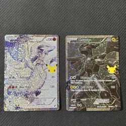 Reshiram 113/114 Zekrom 114/114 Classic Collection Celebrations Pokemon TCG NM - Image 1