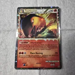 Pokemon HGSS Promo Typhlosion Prime HGSS09 Holo Stage 2 140 HP English - Image 2