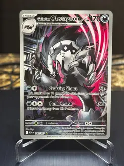 Galarian Obstagoon 245/217 Illustration Rare Ascended Heroes Pokemon Holo NM - Image 1