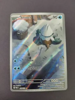 Pokemon TCG Snover 140/132 Mega Evolution Illustration Rare NM Card B - Image 1