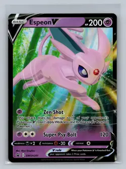 Espeon V SWSH201 Holo Promo Sword & Shield Promo Pokemon NM - Image 1