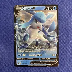 Glaceon V SWSH196 Holo Promo Sword & Shield Promo Pokemon - Image 1