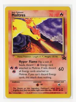 Pokemon Articuno Zapdos Moltres Black Star Promo 21 22 23 NM WOTC Vintage - Image 2
