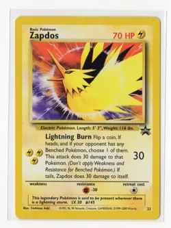 Pokemon Articuno Zapdos Moltres Black Star Promo 21 22 23 NM WOTC Vintage - Image 4