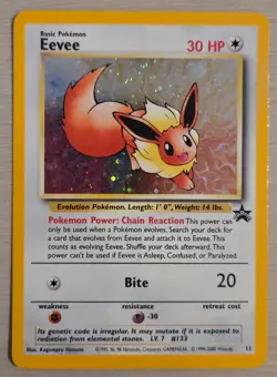 Pokemon TCG WoTC Promo #11 Eevee LP Vintage - Image 1
