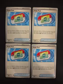 4X- Pokemon Poke Pad 081/088 Perfect Order Trainer Playset of 4 Pokemon TCG - Image 1