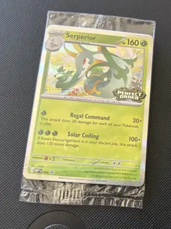 Pokemon TCG Perfect Order STAFF Stamped Promo Sealed Set Of 4 - Image 1