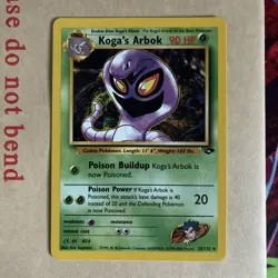 Pokemon TCG Kogas Arbok 25/132 Gym Challenge Non Holo Rare Near Mint NM - Image 2