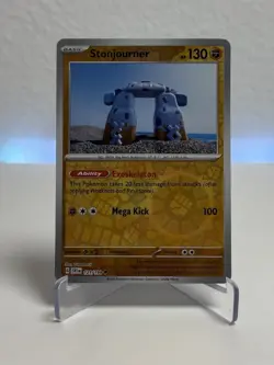 Pokemon - Stonjourner - 121/198 - Scarlet & Violet - Reverse Holo - NM/M - Image 1