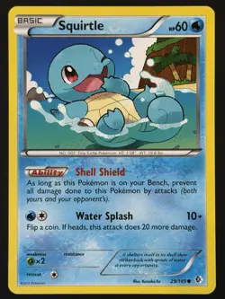 Squirtle Common Boundaries Crossed 29/149 LP Pokemon TCG - Image 1