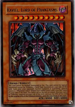 Yugioh Raviel, Lord of Phantasms SOI-EN003 Ultra Rare NM - Image 1