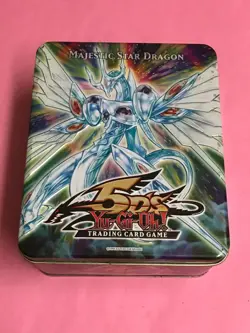 YUGIOH 5DS MAJESTIC STAR DRAGON EMPTY COLLECTIBLE TIN ONLY 2009 - Image 1