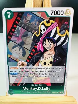 Monkey D. Luffy OP02-041 R [Rare Foil] [NM] [Paramount War] English - One Piece - Image 1