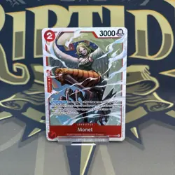 One Piece Card Game TCG Monet OP10-016 SR Royal Blood - Image 2