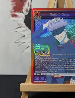 Union Arena Jujutsu Kaisen Gojo Satoru SR UEX02BT/JJK-3-052 Holo Foil NM CCG - Image 3
