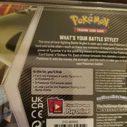 Pokemon TCG V Strikers Tin Sealed (Evolving Skies and Brilliant Stars Packs) - Image 3