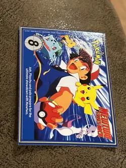 1999 Pokemon Poketrivia Chansey 113 Mewtwo Strikes Back Burger King - Image 2