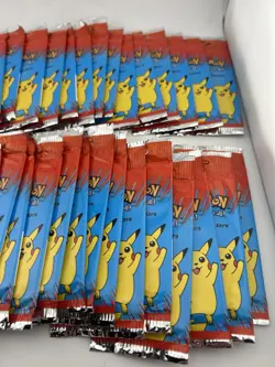 39 RARE Sealed Vintage 2000 POKEMON COLLECTOR STICKER PACKS NINTENDO SANDYLION - Image 2