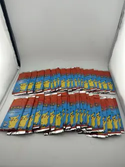 39 RARE Sealed Vintage 2000 POKEMON COLLECTOR STICKER PACKS NINTENDO SANDYLION - Image 4