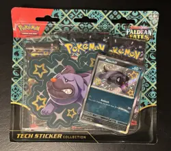 Pokemon Paldean Fates 3pk Tech Sticker Collection - Maschiff - Image 1