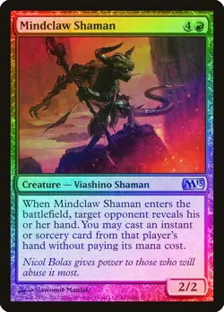 Mindclaw Shaman FOIL Magic 2013 / M13 PLD Red Uncommon MAGIC CARD ABUGames - Image 1