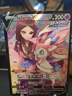 Sylveon V TG14/TG30 Swsh09: Brilliant Stars Trainer Gallery Holo Pokemon Card - Image 1