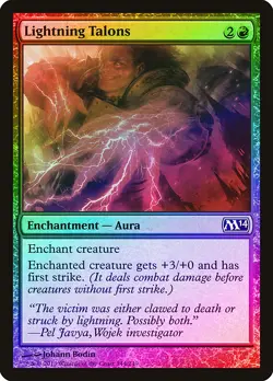 Lightning Talons FOIL Magic 2014 / M14 NM Red Common MAGIC MTG CARD ABUGames - Image 1