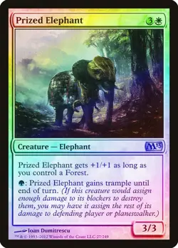 Prized Elephant FOIL Magic 2013 / M13 NM White Uncommon MAGIC CARD ABUGames - Image 1