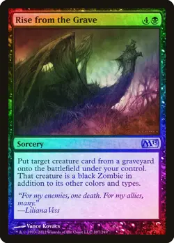 Rise from the Grave FOIL Magic 2013 / M13 NM Black Uncommon MTG CARD ABUGames - Image 1