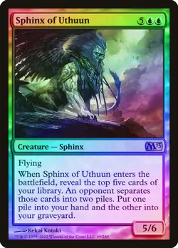 Sphinx of Uthuun FOIL Magic 2013 / M13 NM Blue Rare MAGIC MTG CARD ABUGames - Image 1