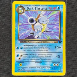 Dark Blastoise - 20/82 - Rare - Team Rocket - Pokemon Card - LP - Image 1