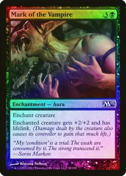 Mark of the Vampire FOIL Magic 2013 / M13 NM Black Common MAGIC CARD ABUGames - Image 1
