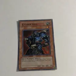 YuGiOh X-Saber Axel HA01-EN010 Limited Edition Super Rare Holo Foil TCG - Image 1
