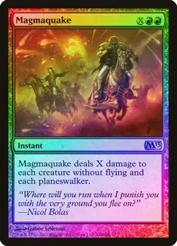 Magmaquake FOIL Magic 2013 / M13 NM Red Rare MAGIC THE GATHERING CARD ABUGames - Image 1