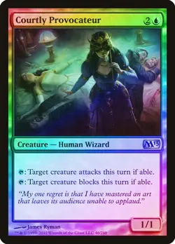 Courtly Provocateur FOIL Magic 2013 / M13 NM Blue Uncommon MAGIC CARD ABUGames - Image 1