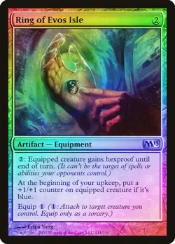 Ring of Evos Isle FOIL Magic 2013 / M13 NM Artifact Uncommon MTG CARD ABUGames - Image 1